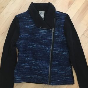 Anthropologie wool moto jacket